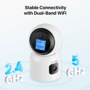ZOSI 6MP HD Dual Lens Baby Monitor With Screen Indoor Security WiFi Camera Video Calling Auto Tracking Wireless IP Surveillance - My Variety Superstore 25