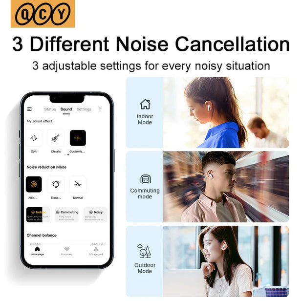 QCY HT05 ANC Wireless TWS Bluetooth 5.2 Earphones 40dB Active Noise Cancellation - My Variety Superstore 25