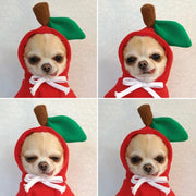 Cozy Pet Hoodie Sweater With Fruit Print Keeps Pets Warm
