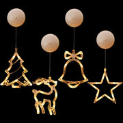 Enchanting Christmas Window Lights With Suction Cups Glow