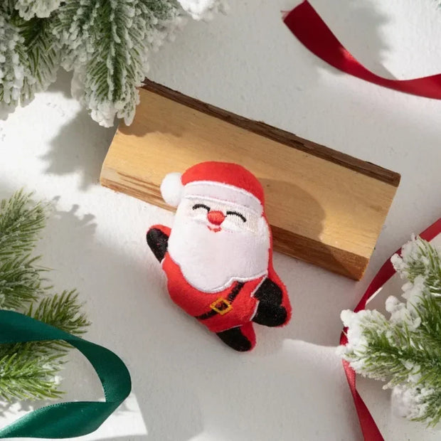 Joyful Christmas Cat Toys Plush Bite Resistant Safe Play