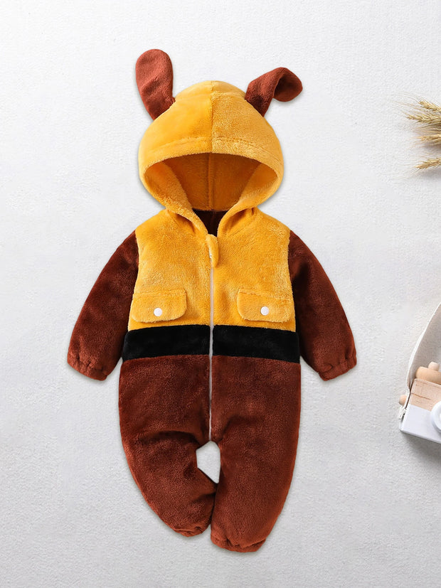 Adorable Infant Toddler Puppy Costume with Soft Fleece for Cozy Fun