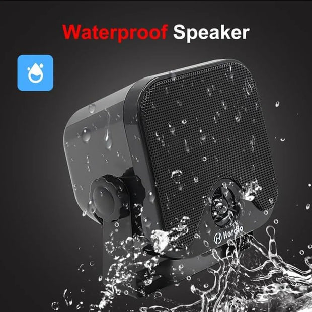Herdio 4 Inch 240W 4PCS Bluetooth Golf Cart Speakers Waterproof Marine Speakers for Outdoor Boat ATV UTV Jeep Courtyard Powersports - My Variety Superstore 25