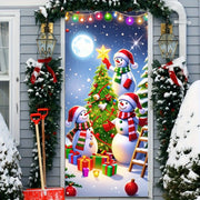 Joyful Festive Christmas Door Decor Washable Adds Joy