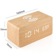 Elegant LED Alarm Clock With USB Charging For Easy Mornings