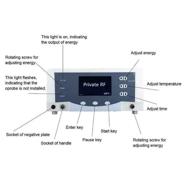 Portable Thermova Lattice RF Personal Firming Repair Softening Care Machine Beauty Salon - My Variety Superstore 25