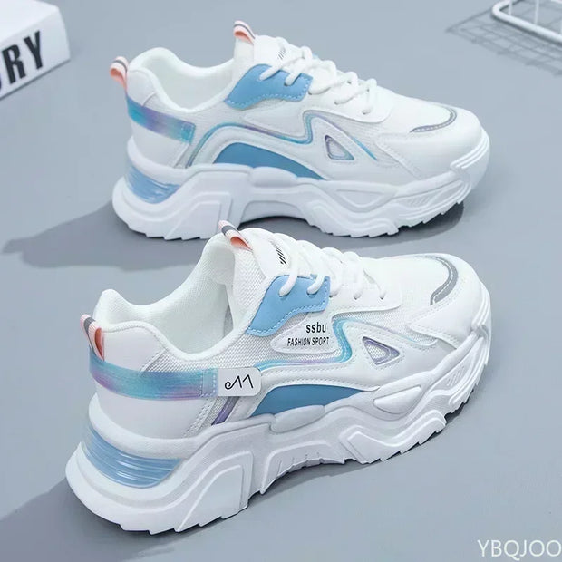 Vibrant Platform Sneakers For Women Green All Day Comfort