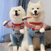 Spooky Adjustable Dog Costume For Medium Large Breeds Fun